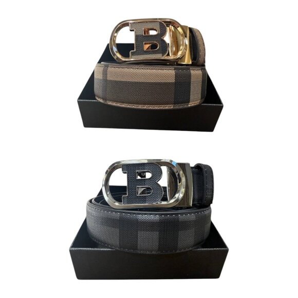 Unbranded Other - Elegant Fashion Designer Belt PU Leather Alloy Buckle Gold or Silver Size 28-42